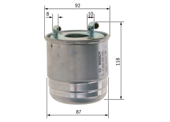 Bosch N 2103 Akaryakıt besleme borusu süzgeci küçük görsel 5