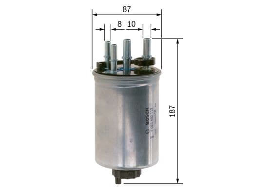 Bosch N 2113 Akaryakıt besleme borusu süzgeci küçük görsel 5