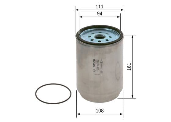 Bosch N 2132 Yakıt filtresi değiştirilebilir gövdesi küçük görsel 5