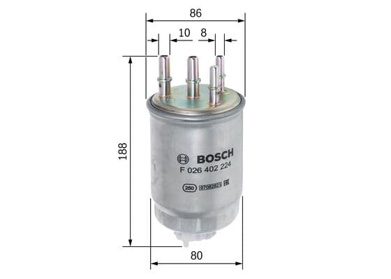 Bosch N 2224 Akaryakıt besleme borusu süzgeci küçük görsel 5