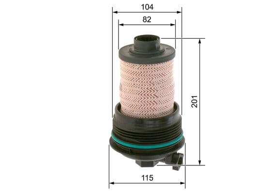 Bosch N 2260 Yakıt filtresi elemanı küçük görsel 5