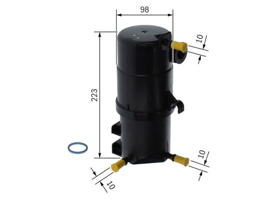 Bosch N 2278 Akaryakıt besleme borusu süzgeci küçük görsel 5