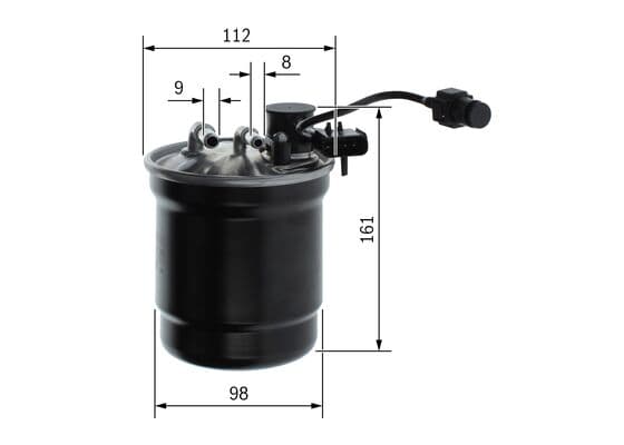 Bosch N 2280 Akaryakıt besleme borusu süzgeci küçük görsel 5