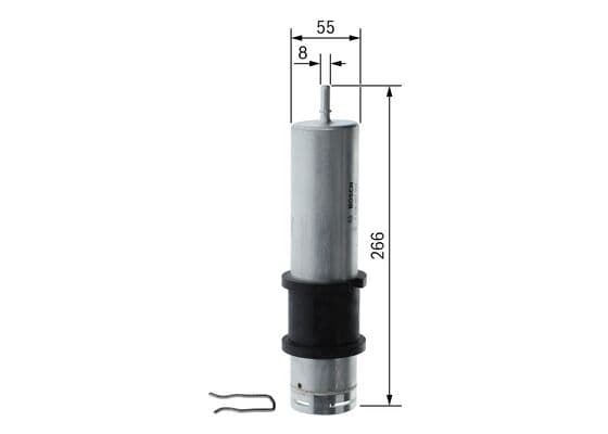Bosch N 2358 Akaryakıt besleme borusu süzgeci küçük görsel 5