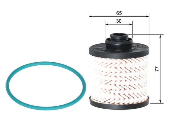 Bosch Filtre Sistemleri Yakıt filtresi elemanı küçük görsel 5