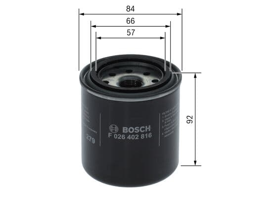 Bosch Filtre Sistemleri Yakıt filtresi değiştirilebilir gövdesi küçük görsel 5