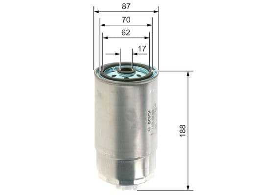 Bosch N 2826 Yakıt kutu filtresi komple 1