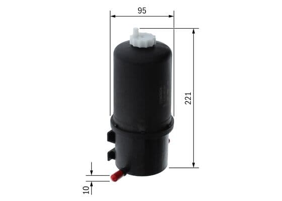 Bosch N 2853 Akaryakıt besleme borusu süzgeci küçük görsel 5