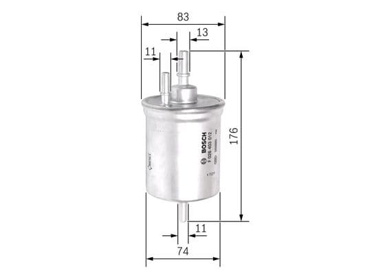 Bosch F 3012 Yakıt filtresi, Benzin enjeksiyonu 1