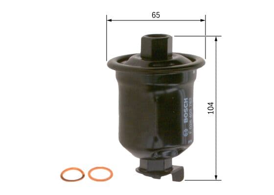 Bosch F 3762 Yakıt filtresi, Benzin enjeksiyonu küçük görsel 5