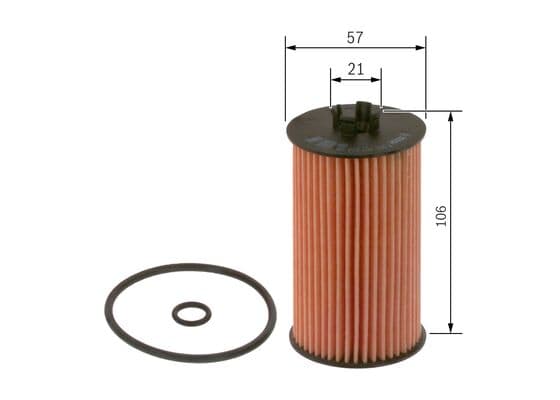 Bosch P 7074 Yağ filtre tertibatı küçük görsel 5