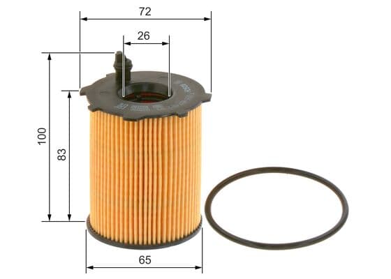 Bosch P 7082 Yağ filtre tertibatı küçük görsel 5