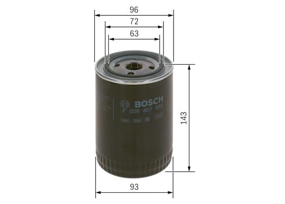 Bosch P 7083 Yağ filtresi küçük görsel 5
