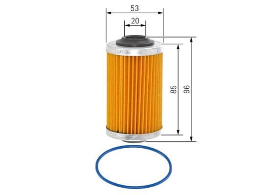 Bosch P 7109 Yağ filtre tertibatı 1