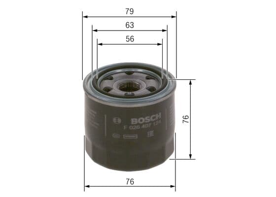 Bosch P 7124 Yağ filtresi küçük görsel 6