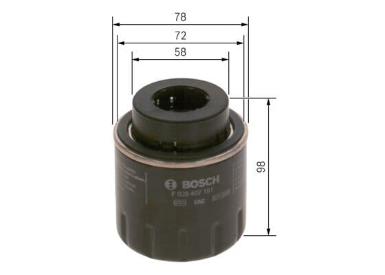 Bosch P 7181 Yağ filtresi küçük görsel 5