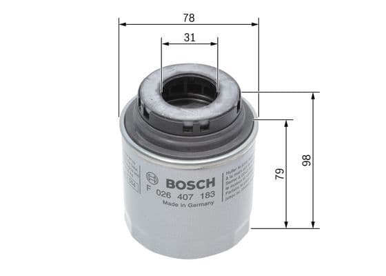 Bosch 2010-2011 VW (Volkswagen) Tiguan 1.4 TSI CAXA Motor 121hp Periyodik Bakım Seti küçük görsel 2