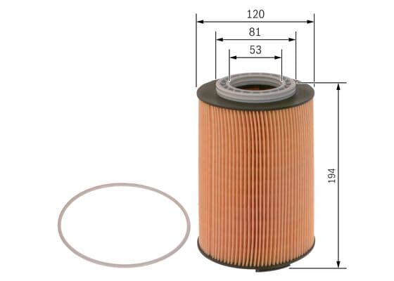Bosch P 7191 Yağ filtre tertibatı küçük görsel 5