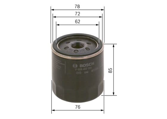 Bosch P 7202 Yağ filtresi küçük görsel 5