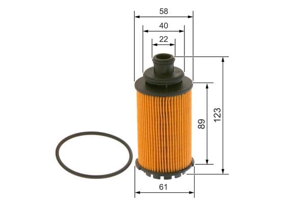 Bosch P 7214 Yağ filtre tertibatı küçük görsel 5