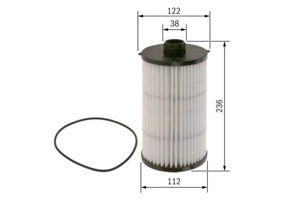 Bosch P 7217 Yağ filtre tertibatı küçük görsel 5