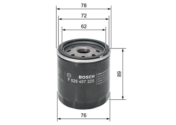 Bosch P 7225 Yağ filtresi küçük görsel 5