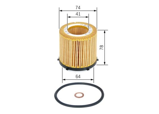 Bosch P 7228 Yağ filtre tertibatı 1