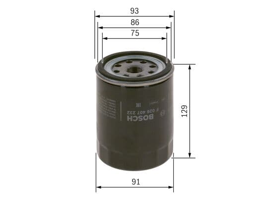 Bosch P 7232 Yağ filtresi küçük görsel 5