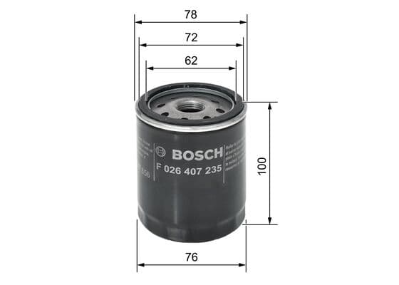 Bosch P 7235 Yağ filtresi küçük görsel 5