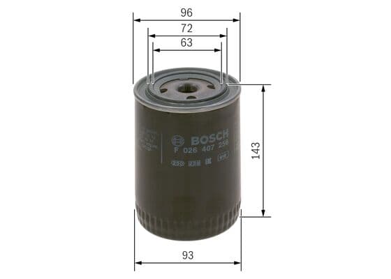 Bosch P 7256 Yağ filtresi küçük görsel 5