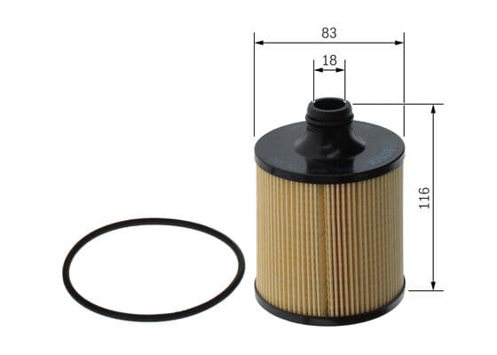 Bosch P 7273 Yağ filtre tertibatı küçük görsel 5