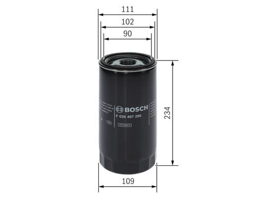 Bosch P 7296 Yağ filtresi küçük görsel 5