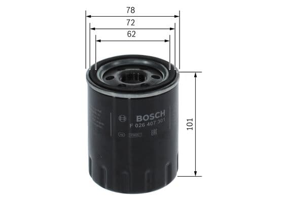 Bosch P 7301 Yağ filtresi küçük görsel 5