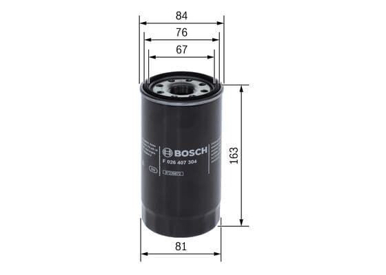 Bosch P 7304 Yağ filtresi küçük görsel 5