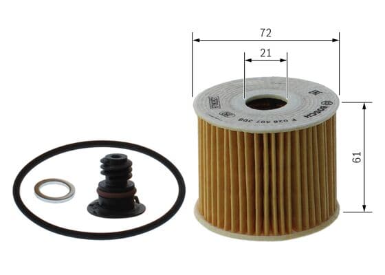 Bosch P 7308 Yağ filtre tertibatı küçük görsel 5