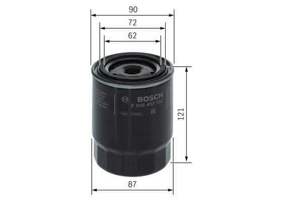 Bosch P 7332 Yağ filtresi küçük görsel 5