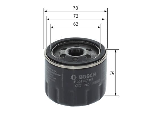 Bosch P 7351 Yağ filtresi küçük görsel 5