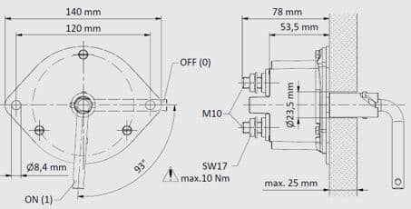 Bosch Elektrik Yedek Parça Şalter, akü 1