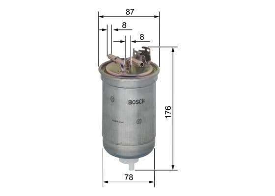 Bosch N 6267 Akaryakıt besleme borusu süzgeci 1