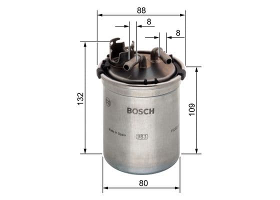 Bosch N 6426 Akaryakıt besleme borusu süzgeci 1