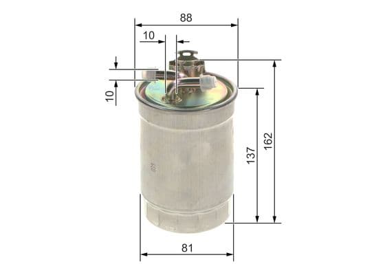 Bosch N 6429 Akaryakıt besleme borusu süzgeci 1