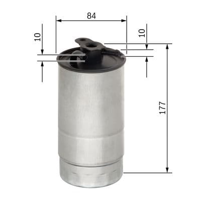 Bosch N 6451 Akaryakıt besleme borusu süzgeci 1