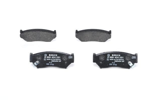 Bosch BP121 Diskli fren balatası seti; ön 1