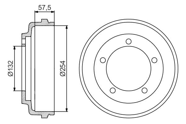 Bosch DB275 Fren tamburu 1