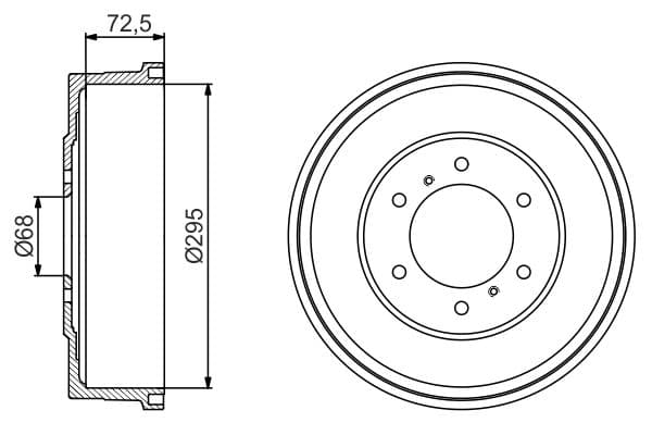 Bosch DB286 Fren tamburu 1
