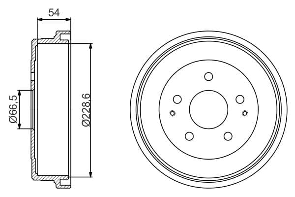 Bosch DB301 Fren tamburu 1