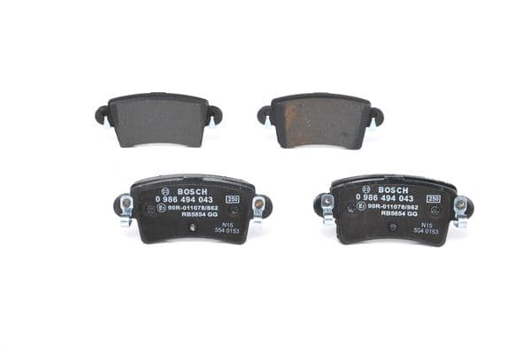 Bosch BP391 Diskli fren balatası seti; arka 1