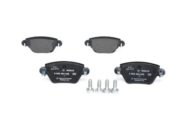 Bosch BP397 Diskli fren balatası seti; arka 1