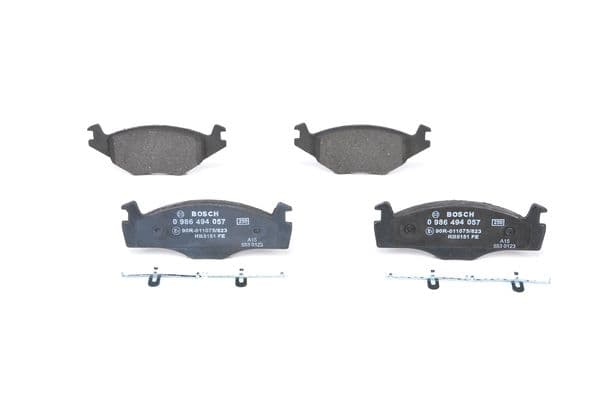 Bosch BP567 Diskli fren balatası seti; ön 1