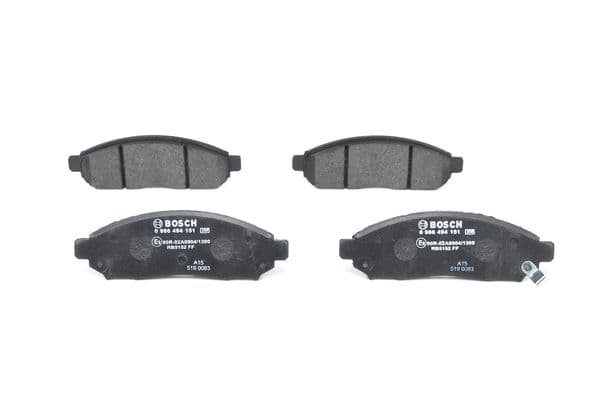 Bosch BP1062 Diskli fren balatası seti; ön 1